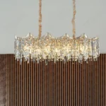Magnific Oval Crystal Chandelier