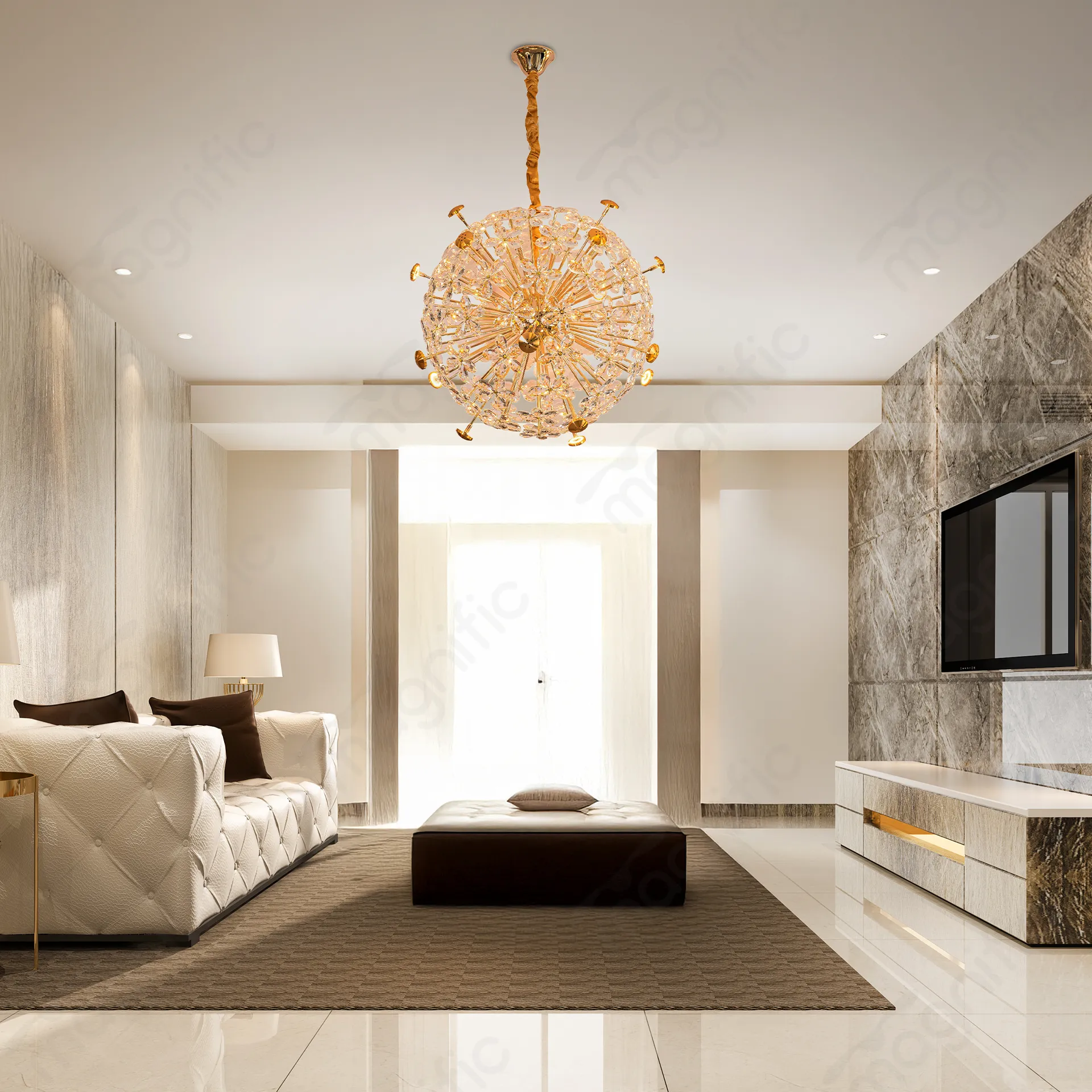 magnific crystal chandeleir