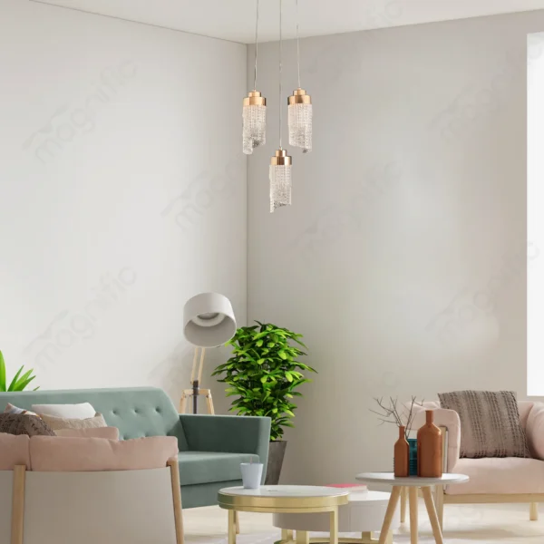 Magnific Hanging Crystal Light
