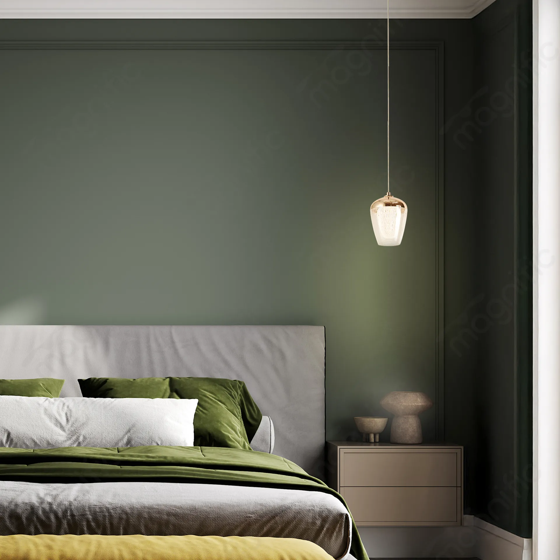 Magnific Glass Pendant Light