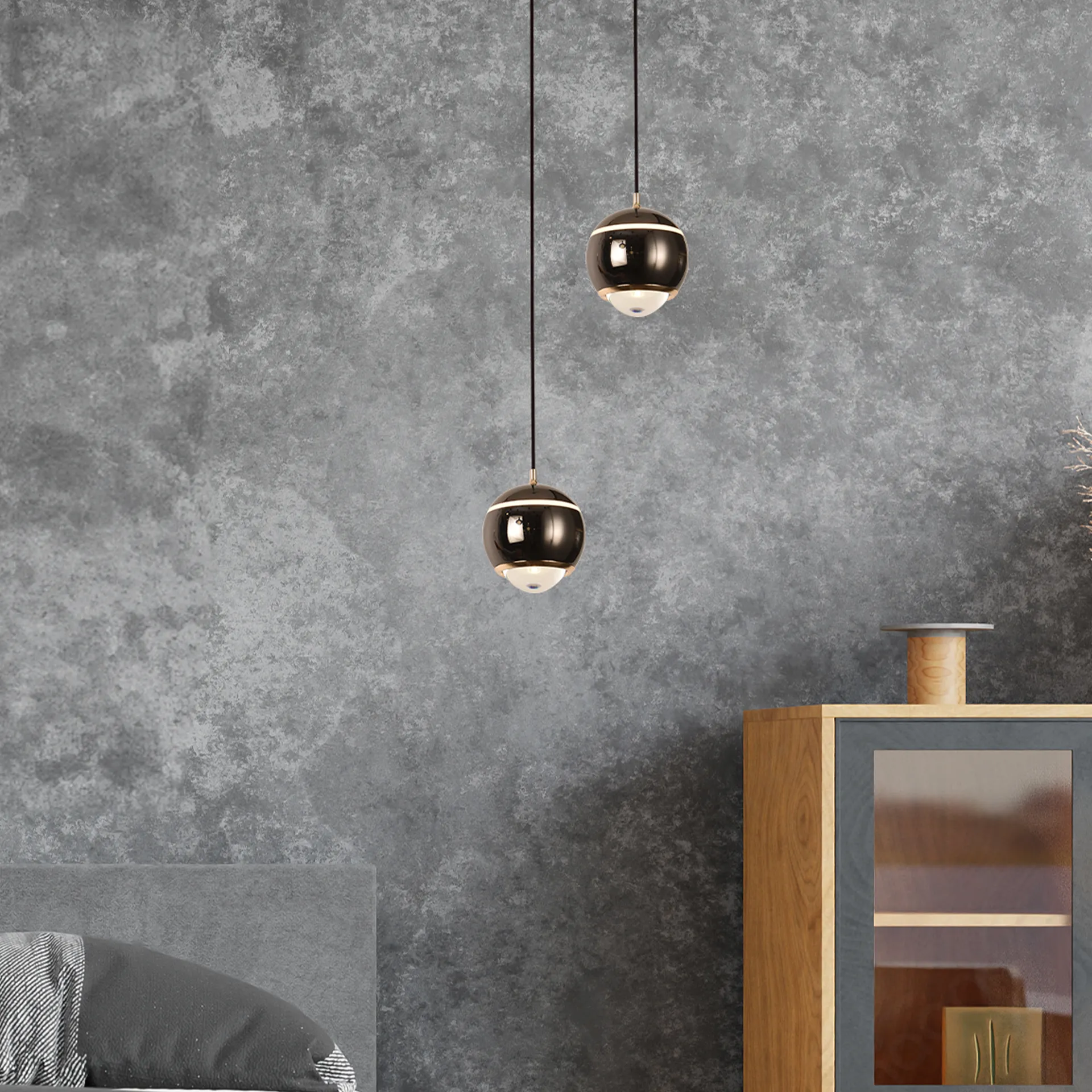 Magnific Gunmetal LED Pendant