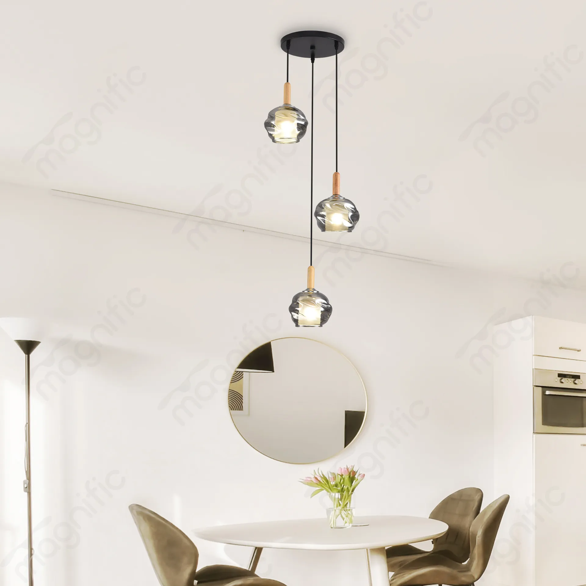 Magnific Decorative Pendant Lights for Living Rooms