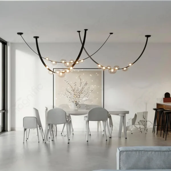 Magnific Vertical Hanging Chandelier