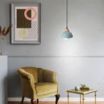 Magnific Modern Seafoam Green Hanging Light