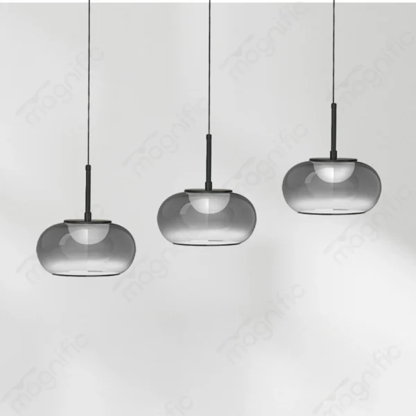Magnific Smoke Glass Pendant Light