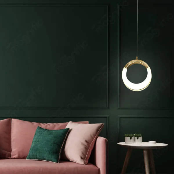 Magnific Modern French Gold Pendant
