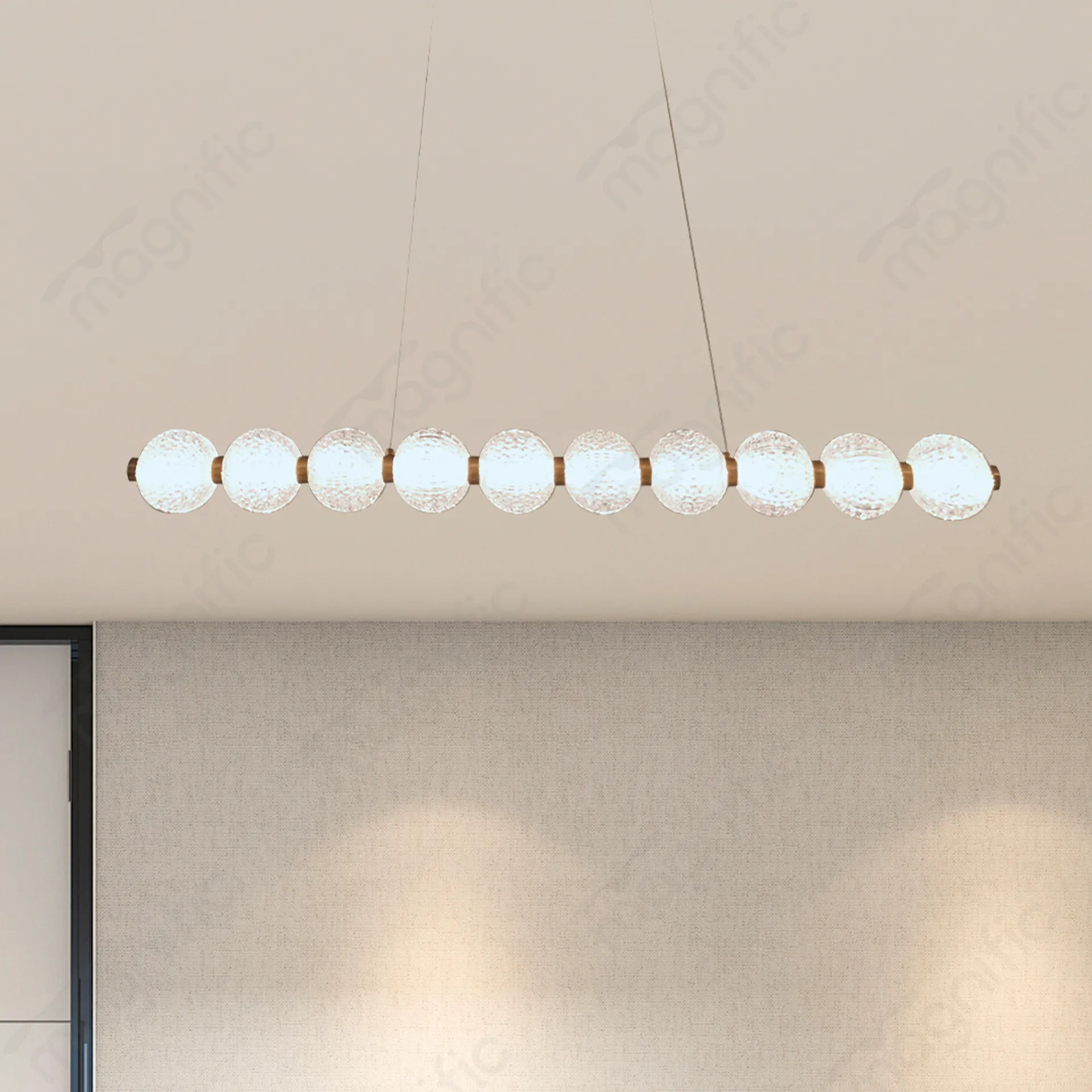 Magnific vertical hanging light