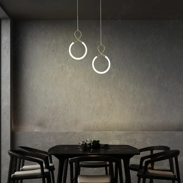 Magnific ring pendant light