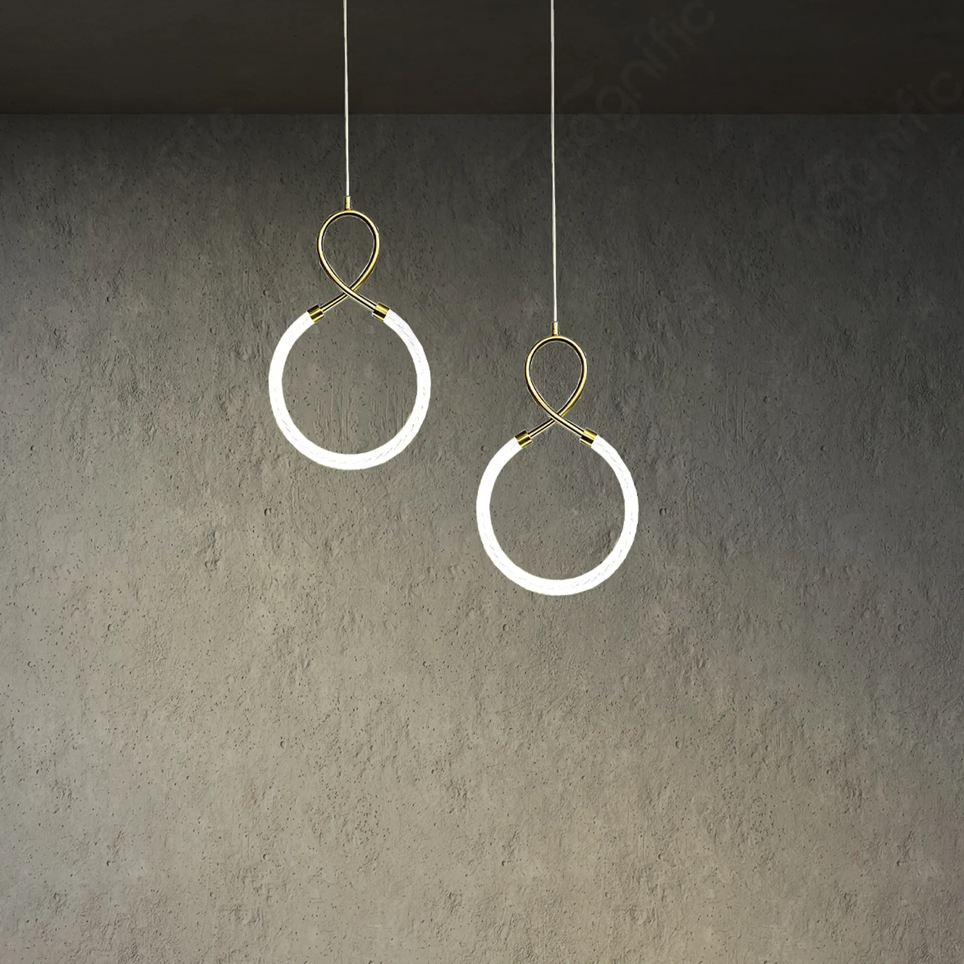 Magnific ring pendant light