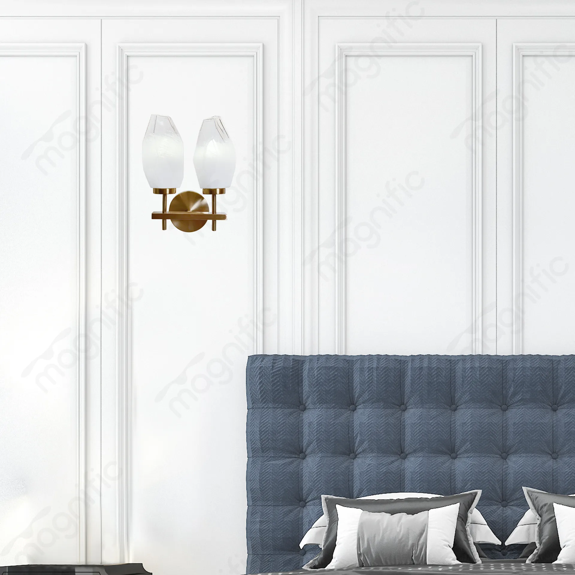 Magnific Elegant French Gold Wall Light