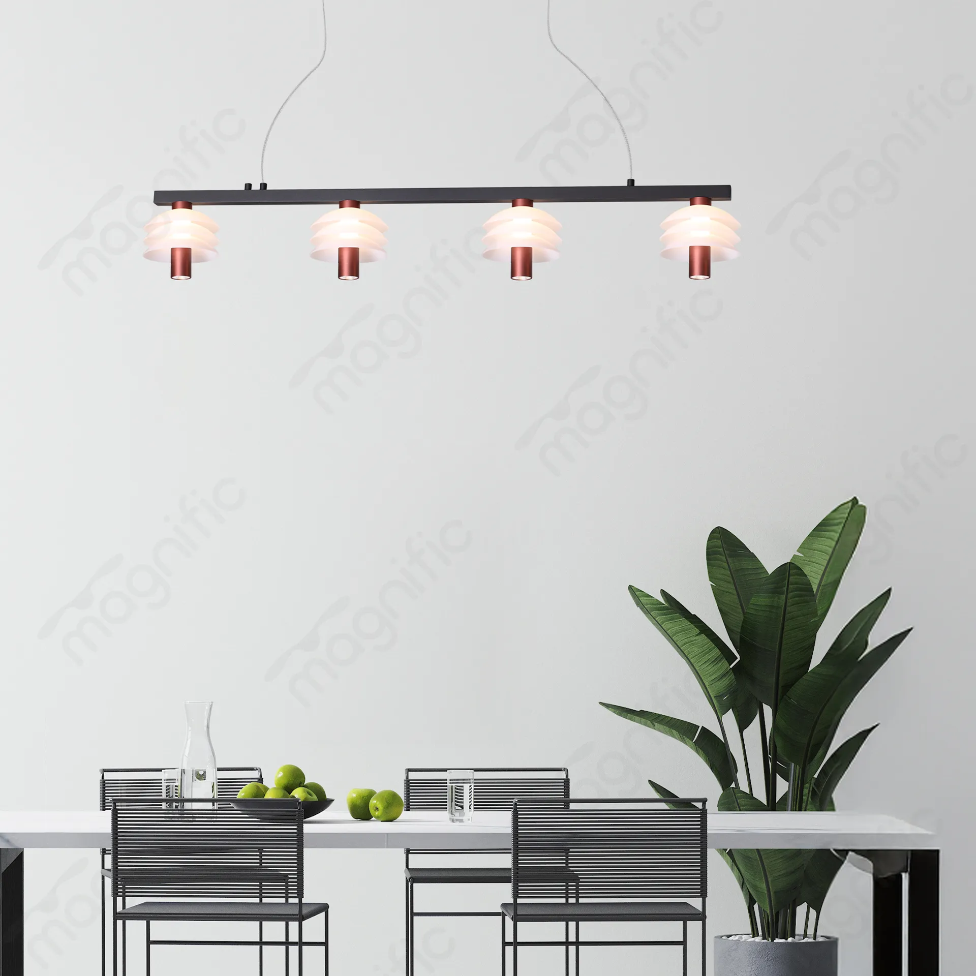 Magnific Modern Linear Pendant Light