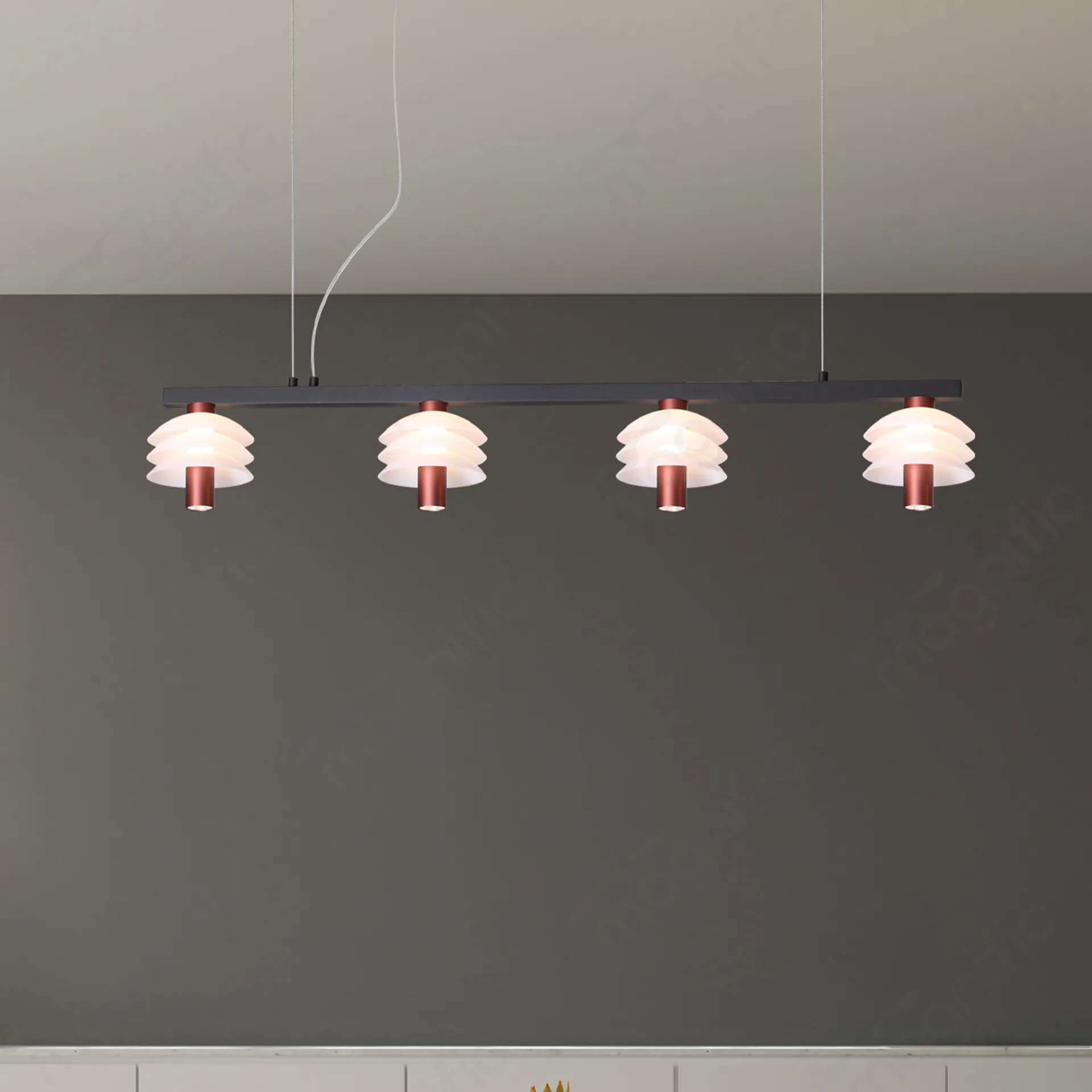 Magnific Modern Linear Pendant Light