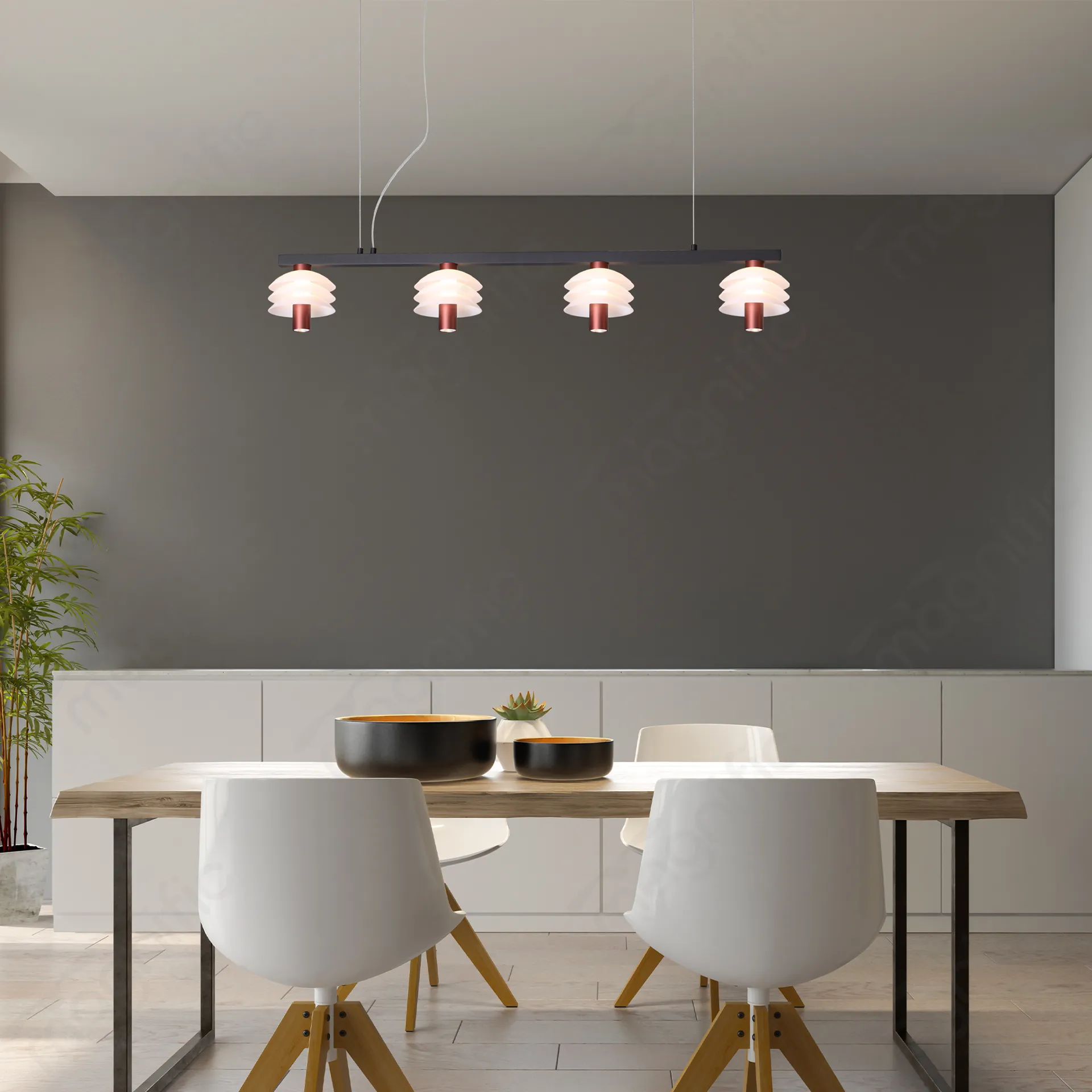Magnific Modern Linear Pendant Light