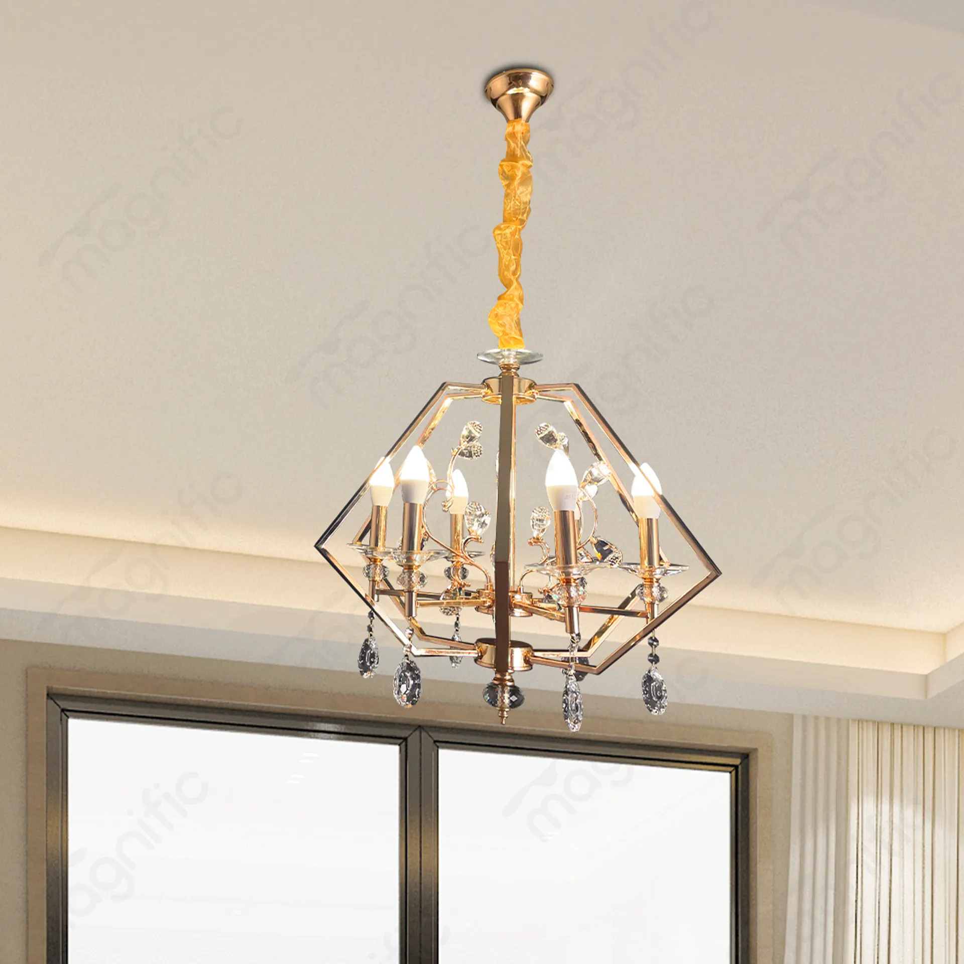 Magnific French gold chandelier