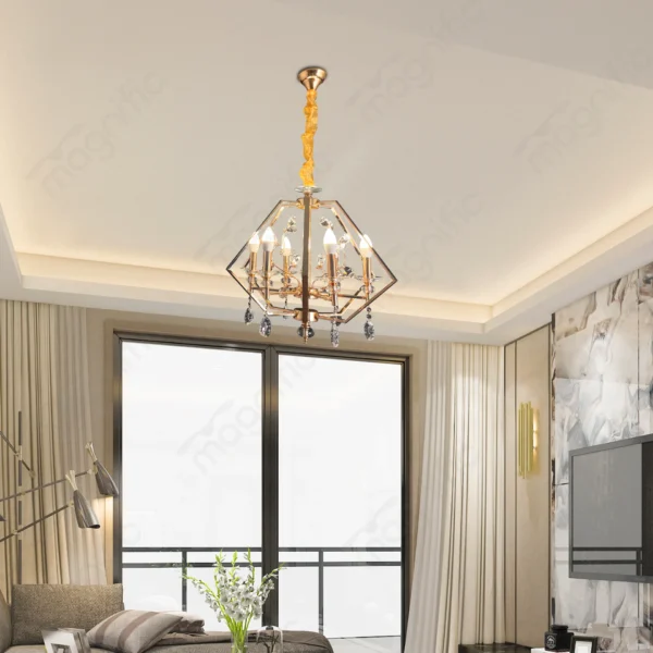 Magnific French gold chandelier