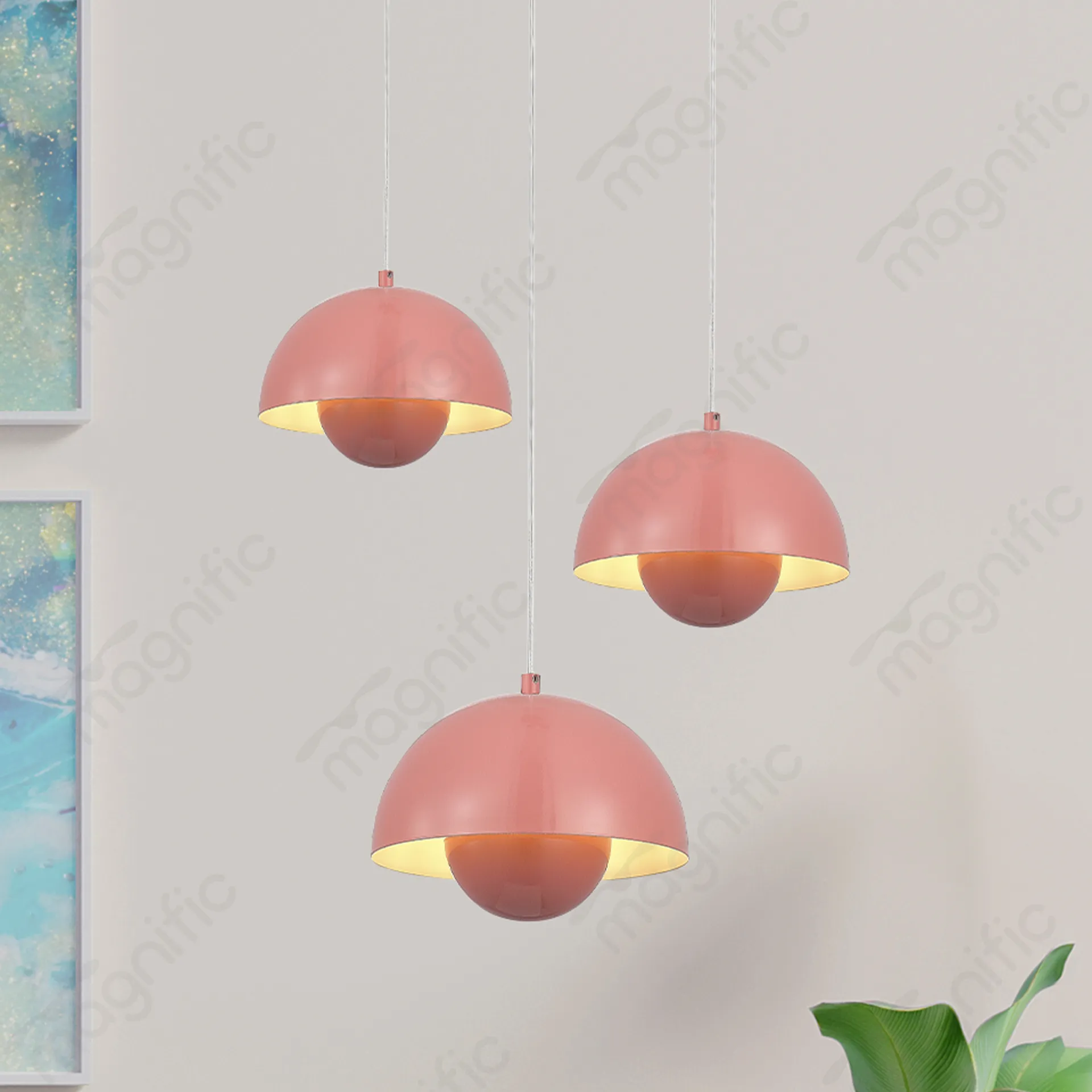 Magnific Pink Pendant Light