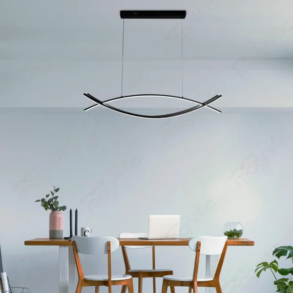 Magnific Black Linear Light