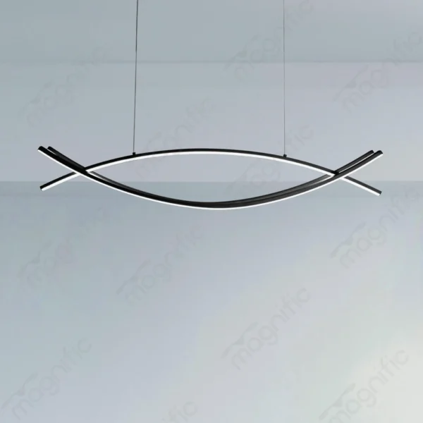 Magnific Black Linear Light