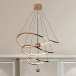 Magnific Rose Gold LED Chandelier