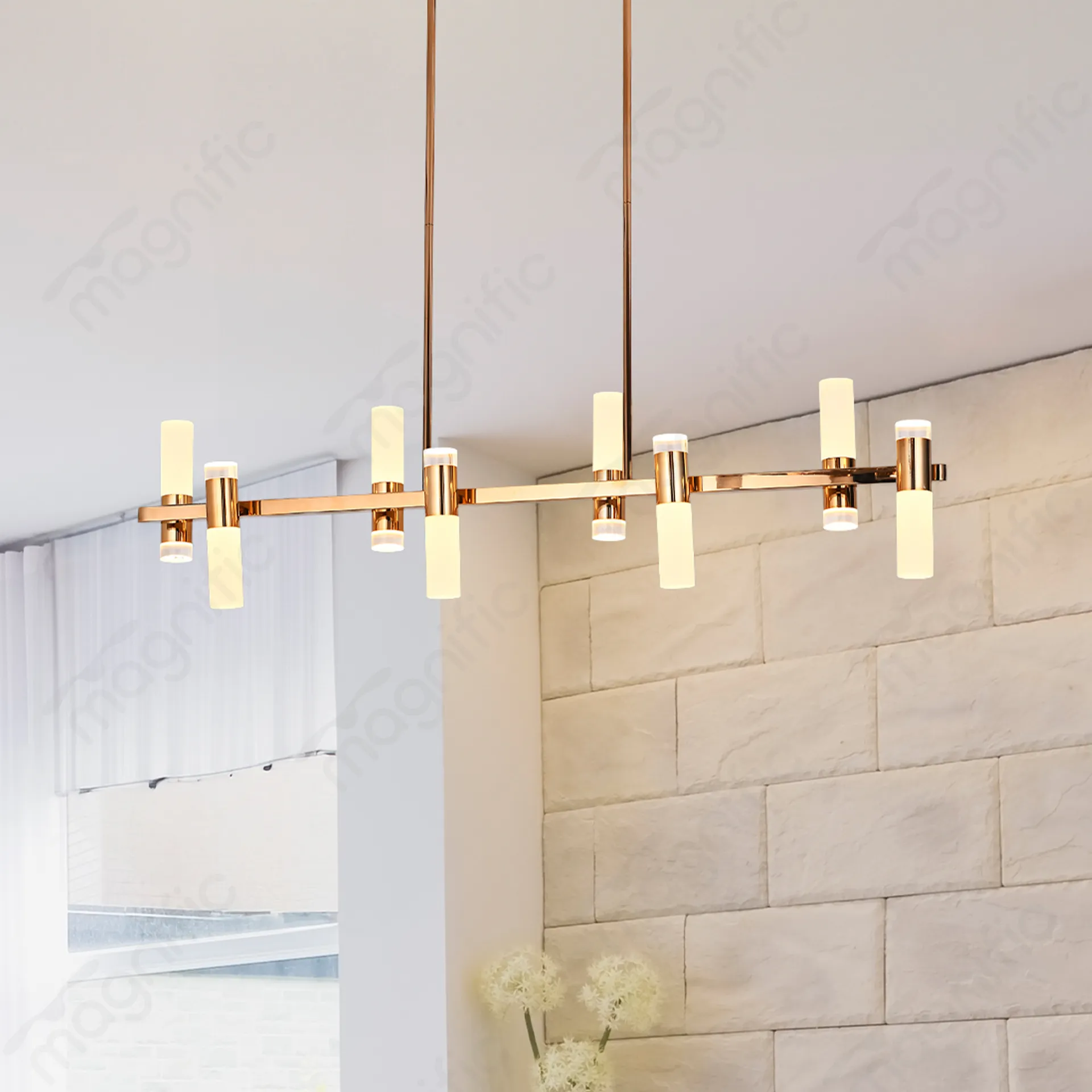 Magnific Sleek Modern LED Chandelier