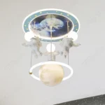 Magnific Moon & Astronaut LED Ceiling Light