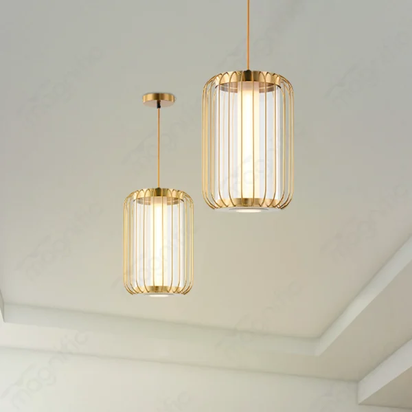 Magnific French Gold Pendant Light