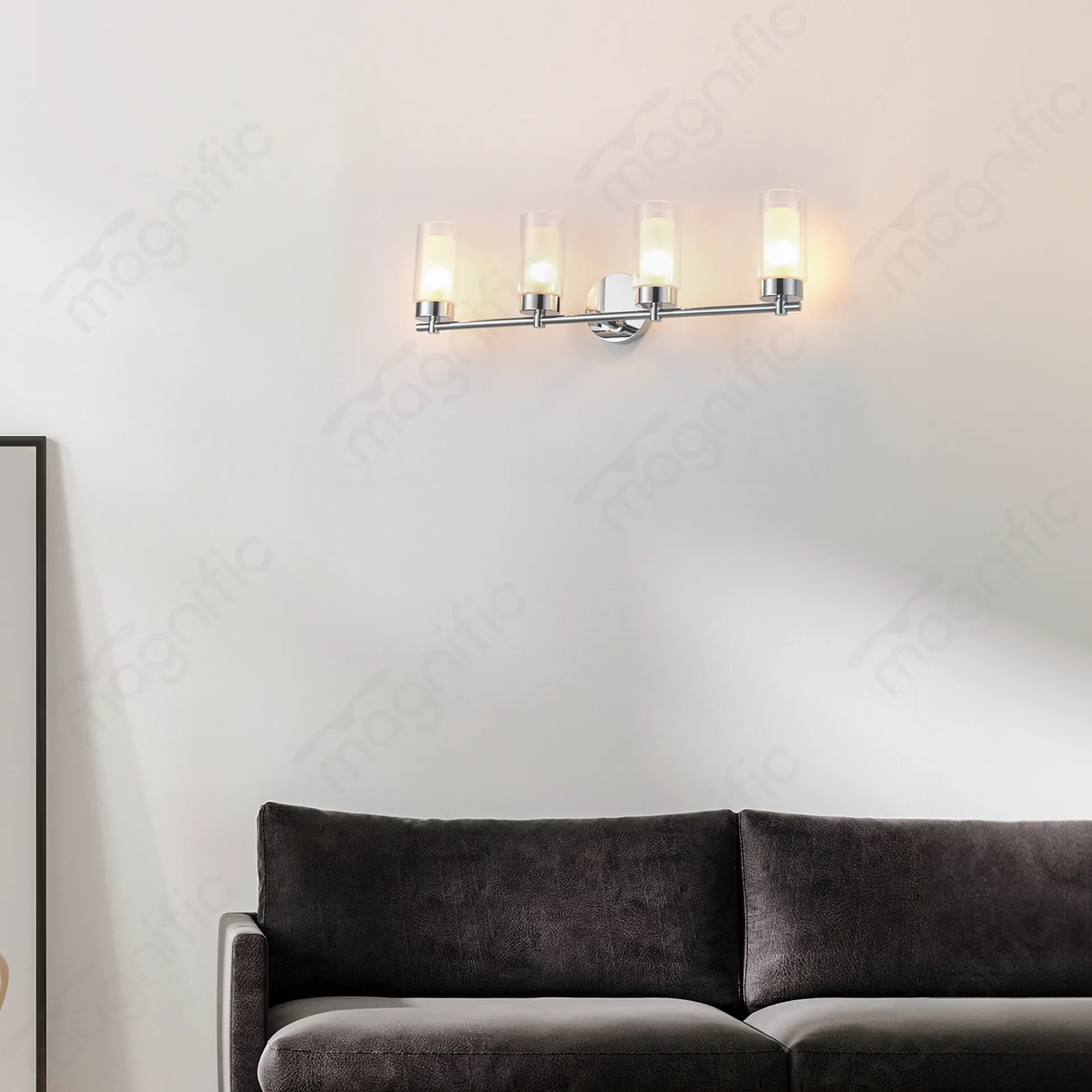 Magnific Elegant Chrome Wall Light