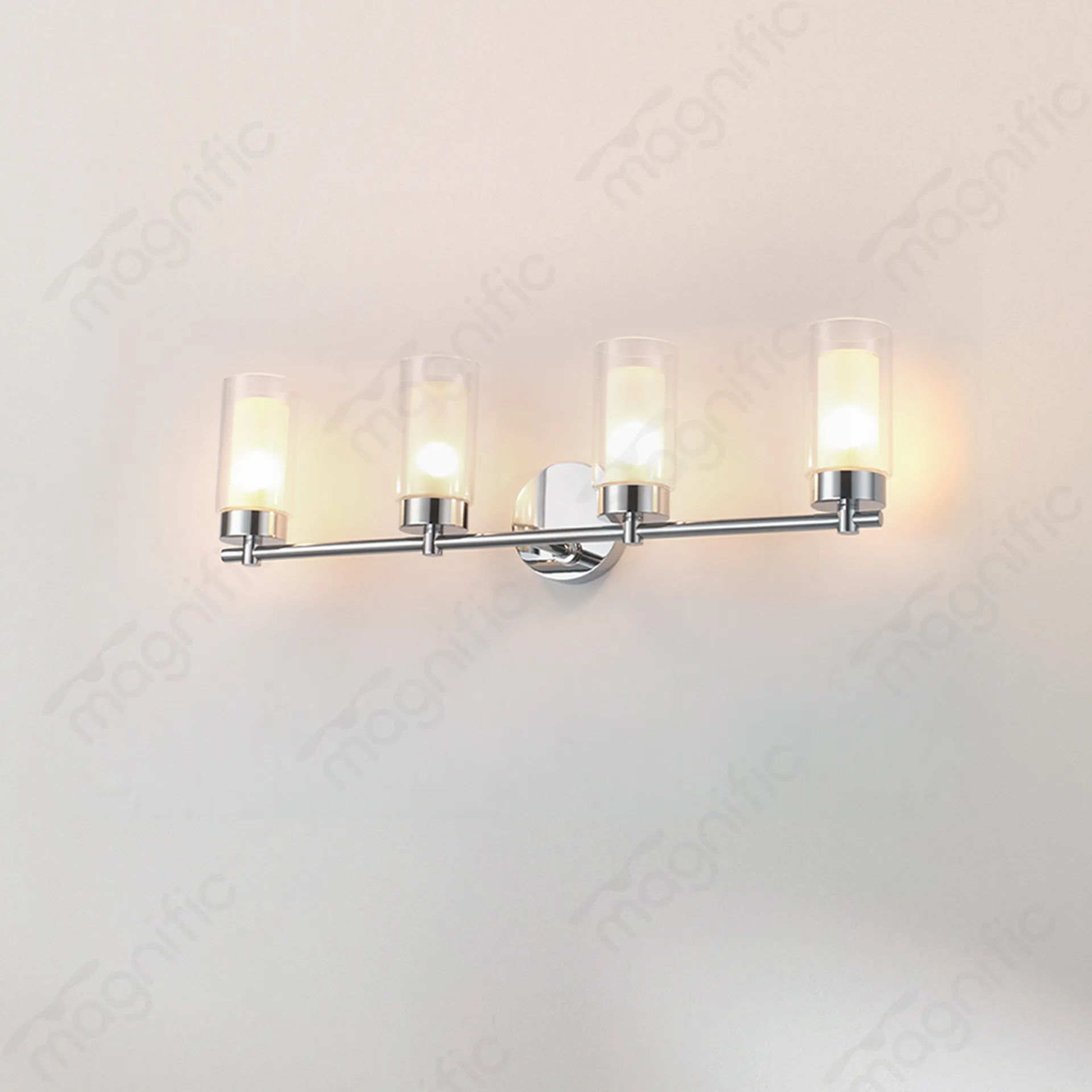 Magnific Elegant Chrome Wall Light