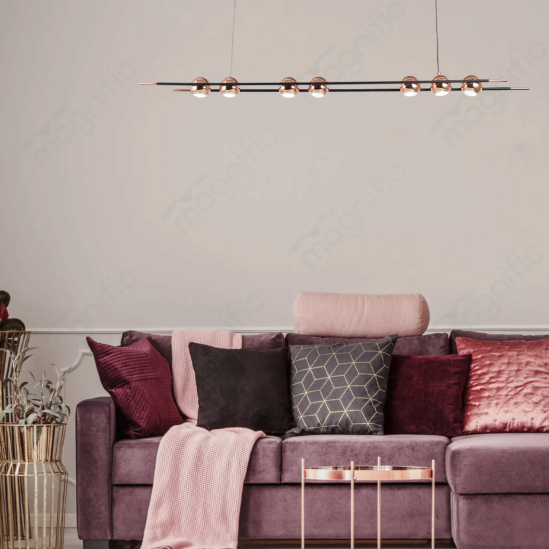 Magnific vertical Hanging light