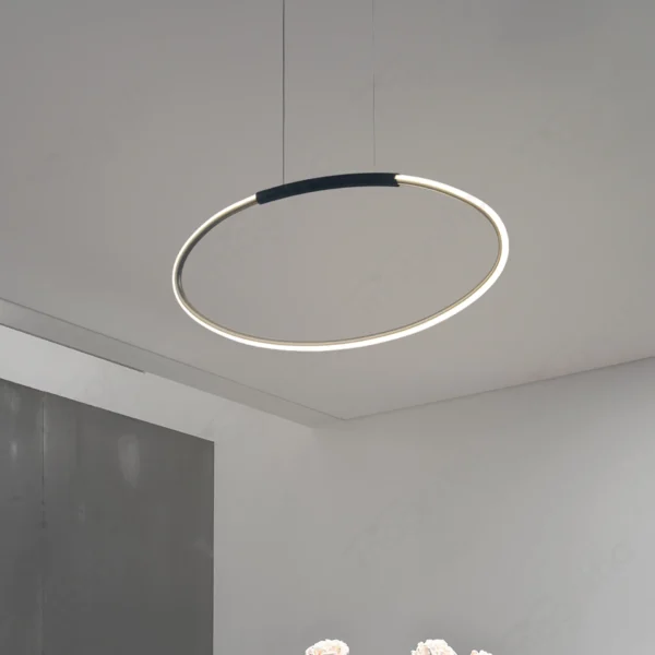 Magnific Rounded Sand Gold Pendant Light