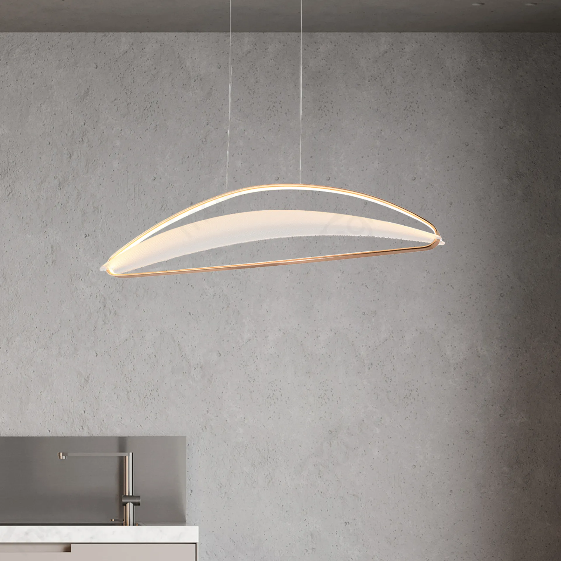 Magnific Modern Stylish Gold Hanging Lamp