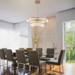 Magnific Modern Gold Chandelier