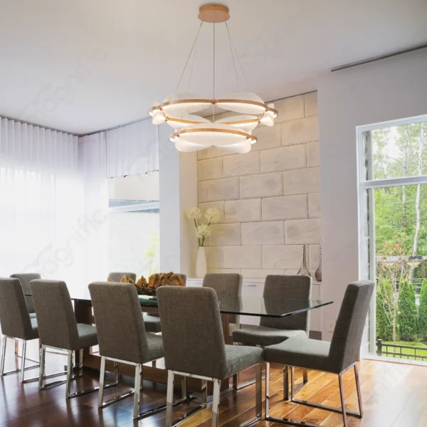 Magnific Modern Gold Chandelier