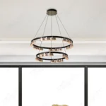 Magnific Warm LED Circular Chandelier