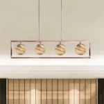 Magnific Alabaster Shades Hanging Light