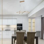 Modern Rosegold LED Hanging Light