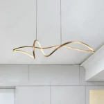 Modern Rosegold LED Hanging Light