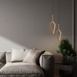 Magnific Diamond Rose Gold Pendant Light