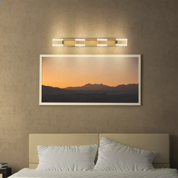 Magnific French Gold Mirror Wall Light