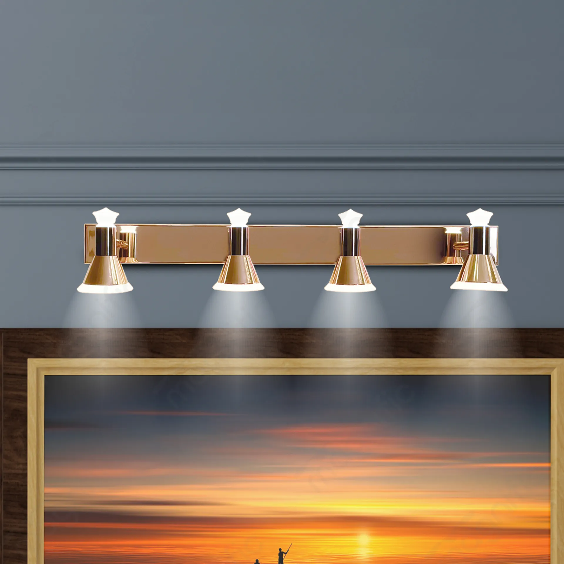 Magnific Modern French Gold Wall Light