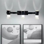 Magnific Sleek Black Wall Light