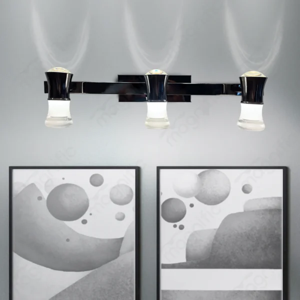 Magnific Sleek Black Wall Light