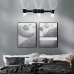 Magnific Sleek Black Wall Light