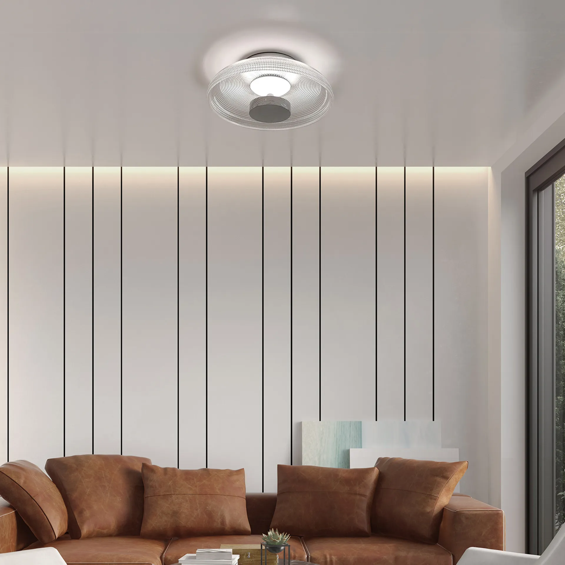 Magnific Sleek Surface-Mount Chrome Light