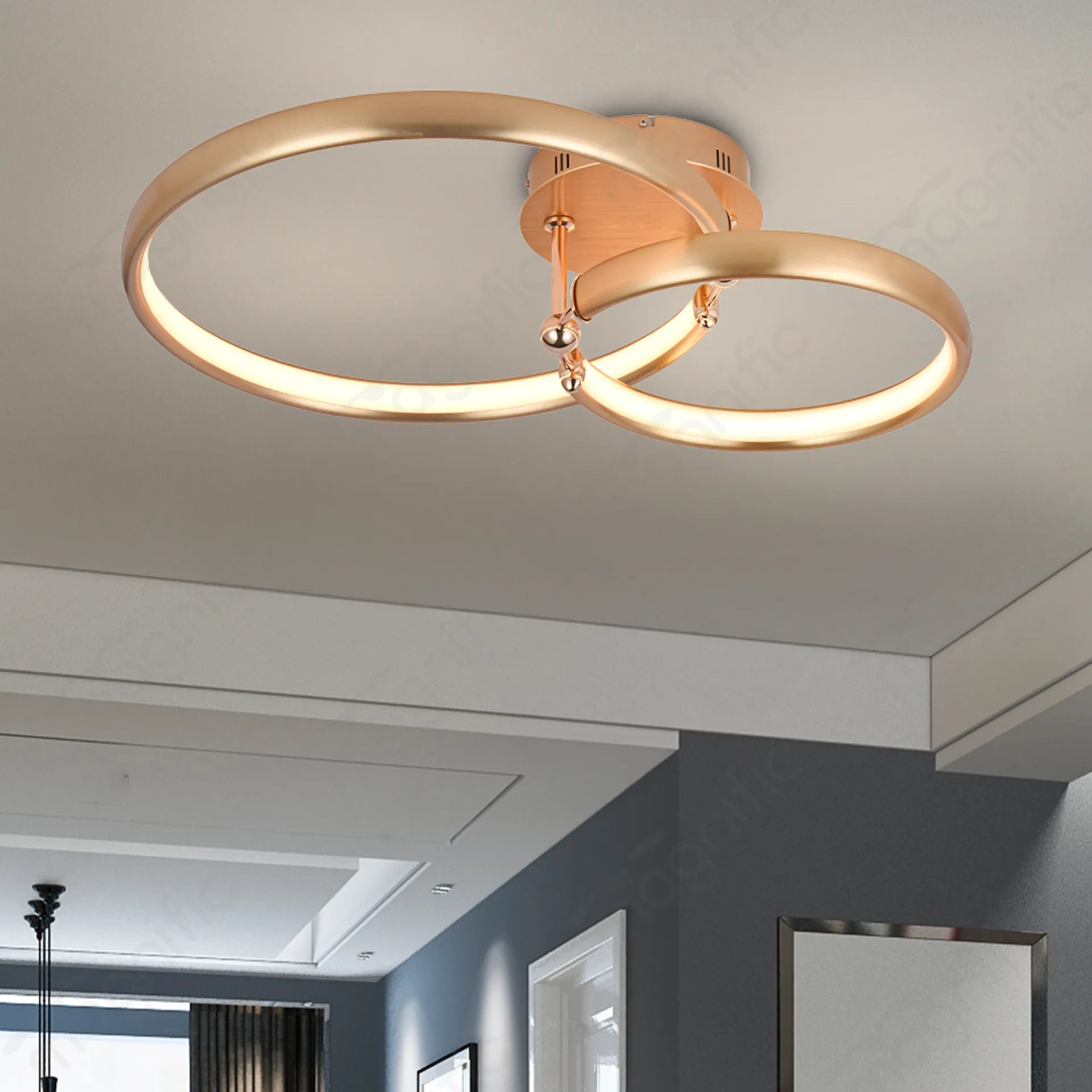 Magnific Elegant Brushed Gold Design
