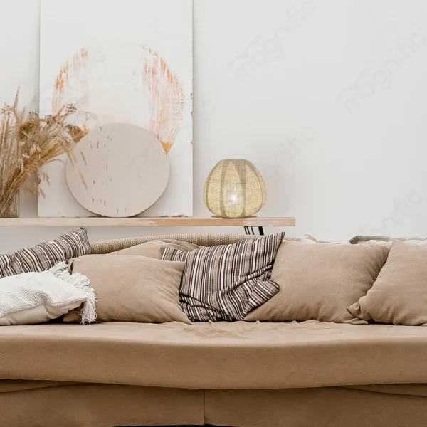 Magnific Natural Material Table Lamp