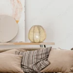 Magnific Natural Material Table Lamp