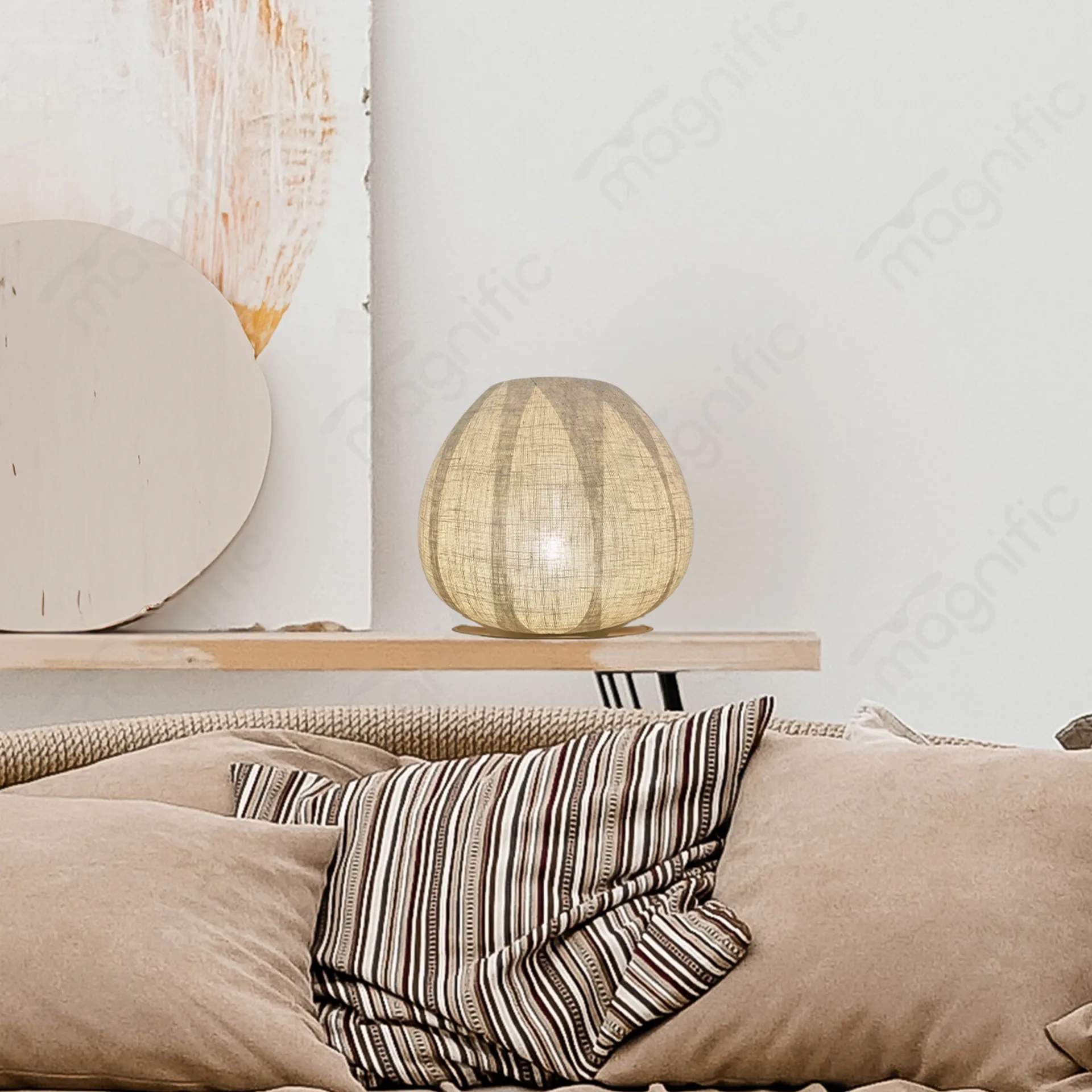 Magnific Natural Material Table Lamp