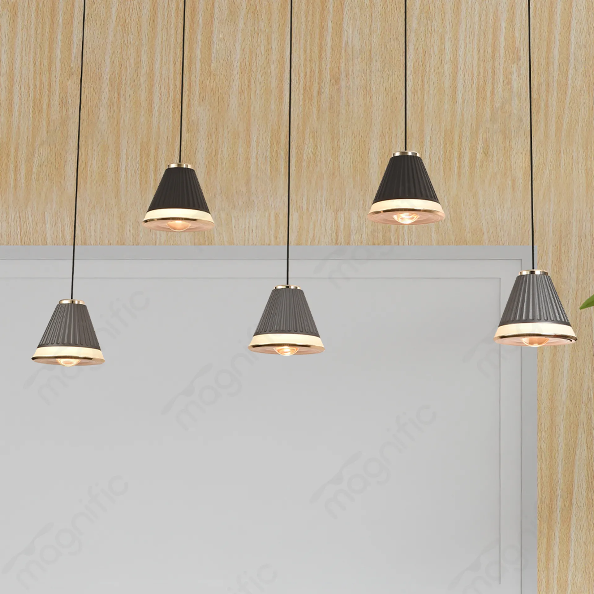 Magnific Vertical Hanging chandelier