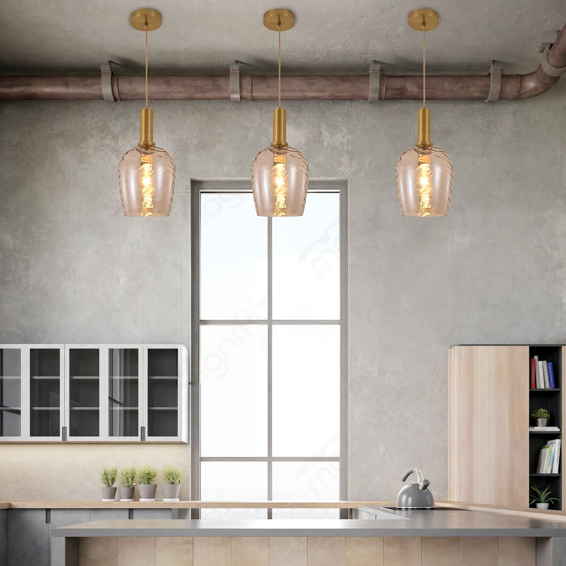 Magnific Elegant Glass Pendant Lighting